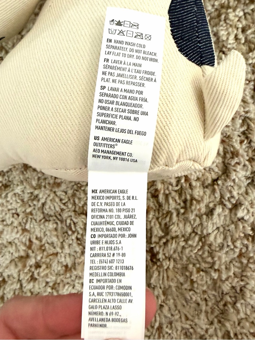 American Eagle x Peanuts 2024 Collectable Denim Stuffed Snoopy With Bag. NWT! - Picture 11 of 16